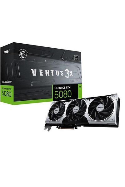 MSI Rtx5080 16Gb Ventus 3X Plus 16g Gddr7 256Bit HDMI Dp Pcie 5.0