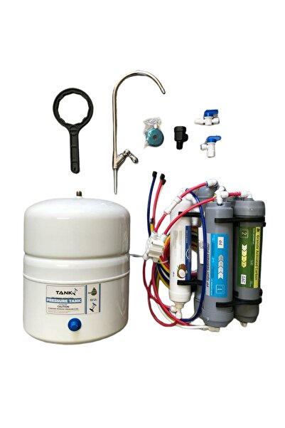 REVERSOSMOZARISU Su Arıtma Cihazı Ekonomik Model Şasesiz 5 Aşamalı 5 Filtreli...