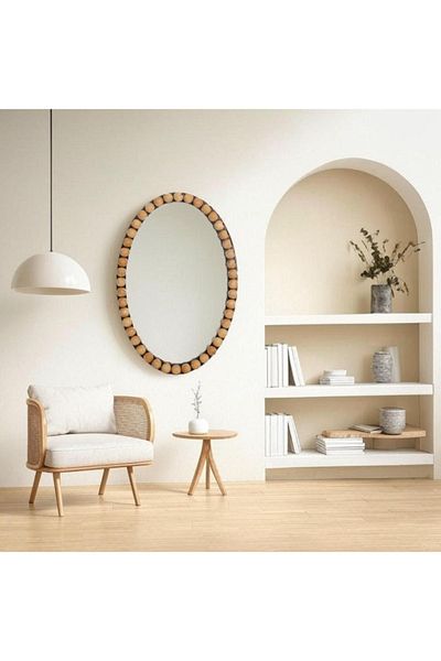 DECORA Elegant and modern wooden frame mirrors, size 60*90 cm