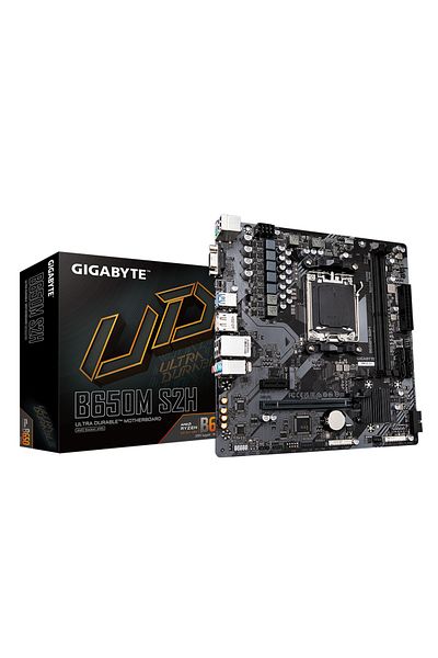 Gigabyte B650m S2h، Rev.1.0، 2xddr5، M.2، Dp، HDMI، VGA، Am5 مقبس اللوحة الأم للألعاب