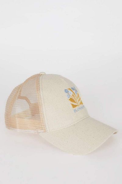 DeFacto New Season Women's Label Printed Woven Baseball Basketball Cap