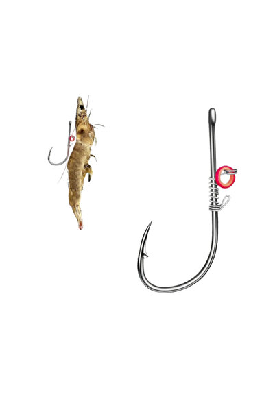 balikavdunyasi Yaylı Kanca Canlı Karides İğnesi 3 Adet