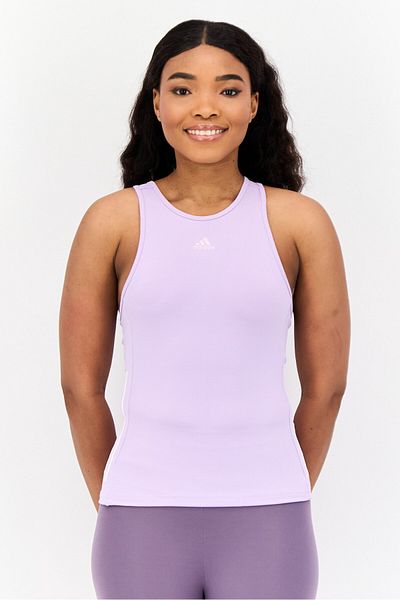 adidas Women Sportswear Fit Sleeveless Training Tank Top, Purple