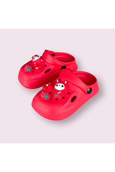 Seha Rooster Girl Child Sticker Light Sole Closed Front Slippers Sandals