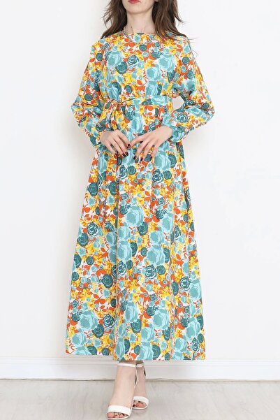 Generic Brand Aquagreen Belted Dress - 18290.1778