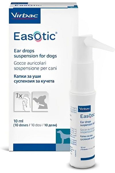 Virbac قطرات أذن إيزوتيك المعلقة للكلاب ١٠ مل