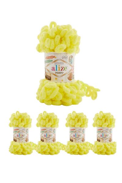Alize Puffy 5 pcs of original Turkish Aliza puffy wool yarn