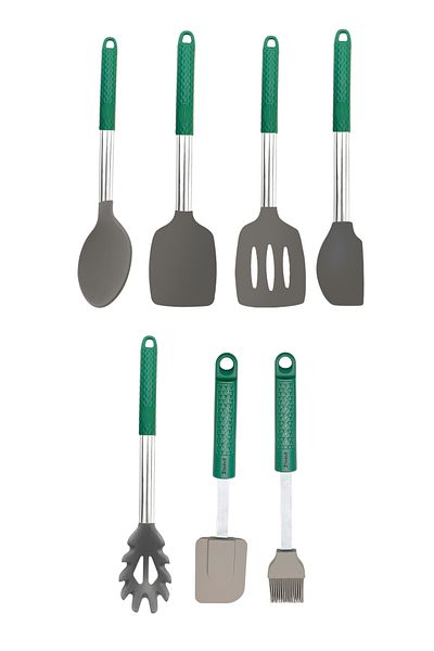 Bisbell 7-Piece Silicone Kitchen Utensils,Non-Stick, Non-Toxic Tools,BB3733S