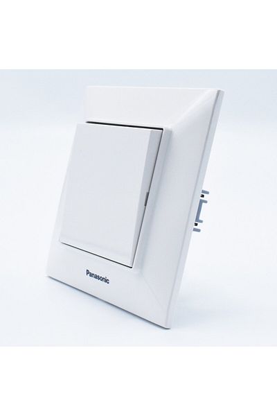 PANASONIC Switch 10A, IP20, White, Panasonic Arkedia Slim