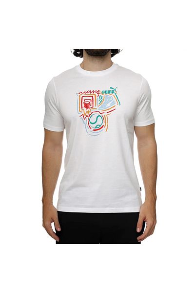 Puma Tricou GRAPHICS Year of Sports Tricou PUMA Alb
