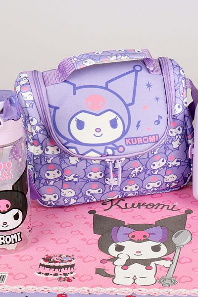 kuromi New Season Licensed Kuromi "Magical Buddy" Lunch Bag, Lunch Cover, Tritan Matar with Dekomus