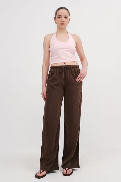 Addax Elastic Waist Trousers Pn5424-U11