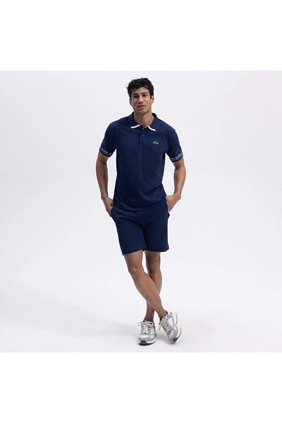 Ellesse Ανδρικό μπλουζάκι με γιακά πόλο Navy Blue – Em375-nv