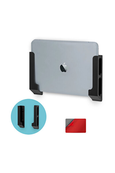 Genel Markalar Duvara Monteli Laptop Tutucu, Uyumlu  Yapışkan, 31mm, Macbook, Klavye, Tabletler