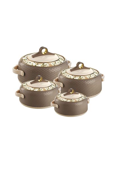 IN Nyasa 4-piece container set, small size 500/1000/1500/2000 ml