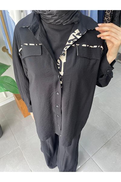 Cloche Navi̇s Garnished Shirt