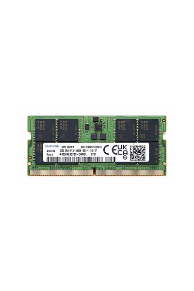 Samsung Samso5600/32, 32Gb, Ddr5, 5600Mhz, Cl46, 1.1V Notebook Ram (M425R4Ga3Bb0-Cww0L)