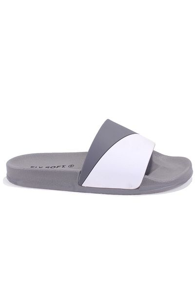 FLY SOFT S263071 Gray White Daily Orthopedic Men's Sports Slippers