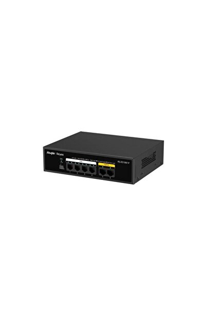RUIJIE Reyee 6Port Rg-Es106F-P 10/100 2-Uplink 54W 4Port Unmanaged Poe Switch