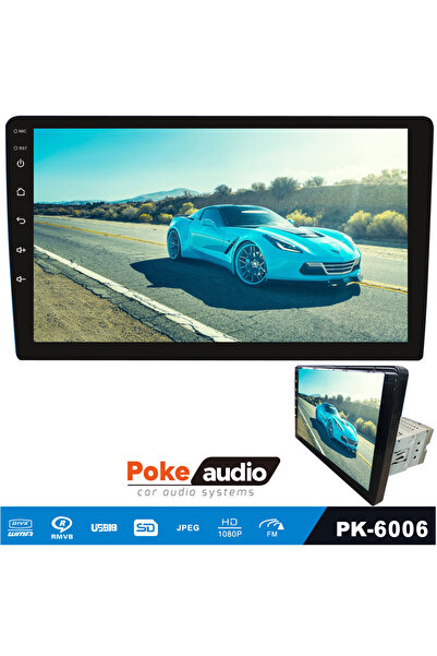 Poke 9 inç '' Tofaş Tek Din Teyp 4x50w Bt Usb Mirorlink Poke Pk-6006 R2
