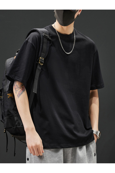 Lider Leather Tricou Basic Unisex – Croială Standard, Material Bumbac-Poliest...