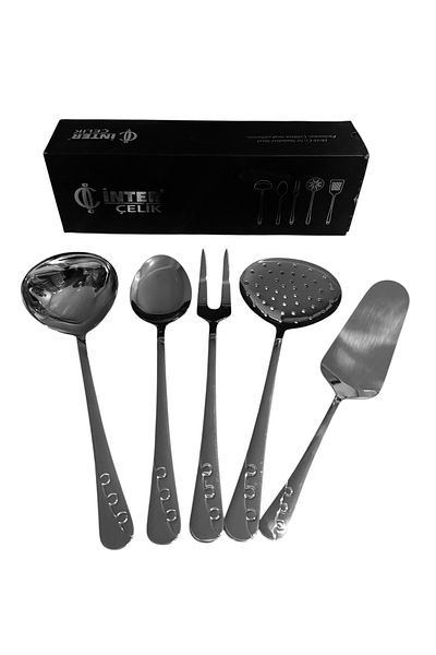 İNTER CELİK İnter Steel Grape Model Service Set 5 Pieces.