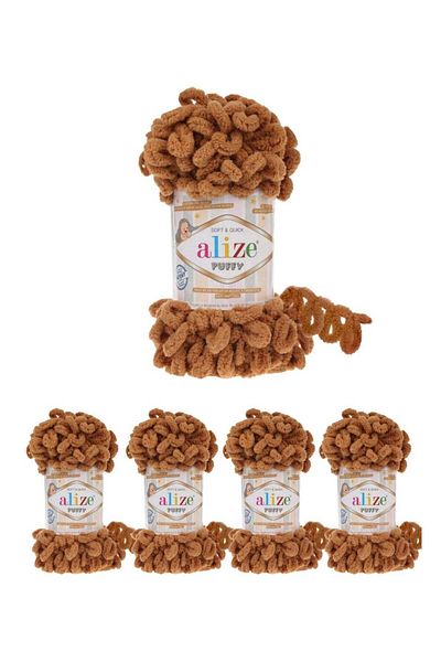 Alize Puffy Aliza 5 pcs of original Turkish Aliza puffy wool yarn
