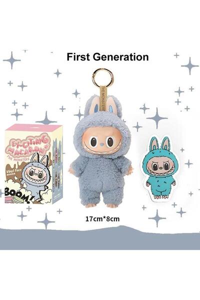 Zigver 17 cm Labubu Monsters Series albastru Jucărie la modă Decorații Cadour...