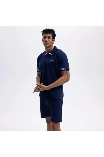 Ellesse Ανδρικό μπλουζάκι με γιακά πόλο Navy Blue – Em375-nv