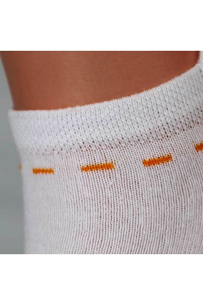 EB Prime Women's Short Socks | "Elegance in Motion" Box No. 1 | 6 pairs | White | Sizes 35-42
