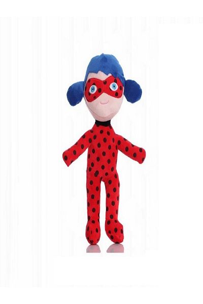 rexa Sinnvoll 2pcs Cute Ladybug & Cat Noir Plush Toy Set – 30 cm Anime Stuffed Dolls
