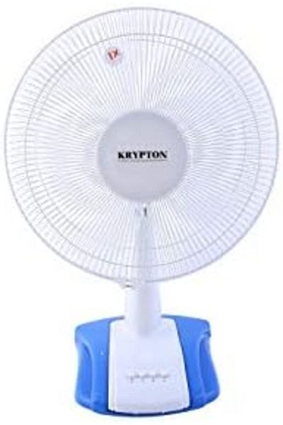 KRYPTON 60w 16-inch Table Fan - 3 Speed Settings With Oscillating/rotating And Static Feature
