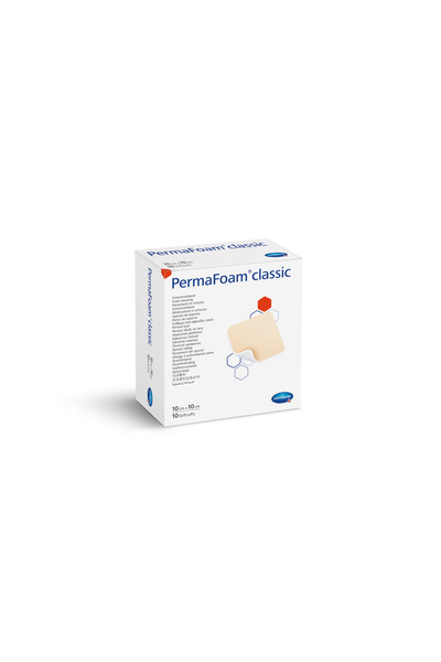 Hartmann PermaFoam® Classic Emici Köpük Yara Örtüsü 10 cm* 10 cm 1 kutu 10 Adet