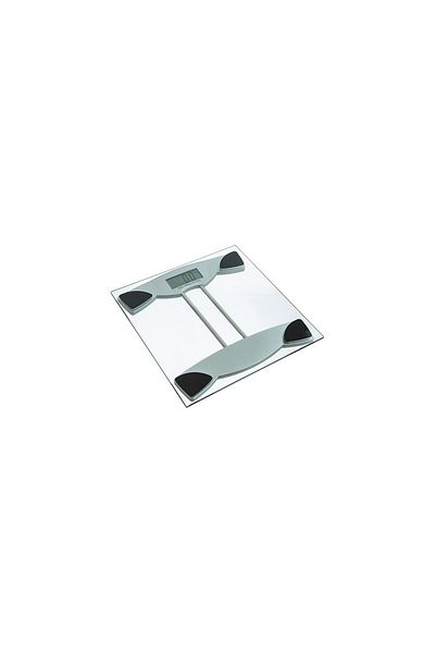 5 five simply smart Verre weighing scale, square, glass, 150 kg