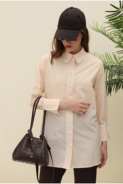 HEQA Knitted Bucket Bag Bitter Brown