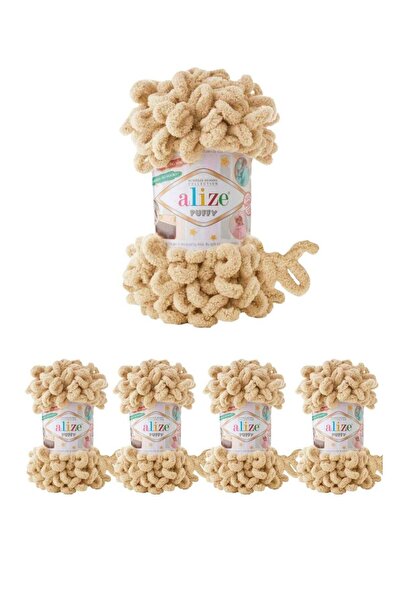 Alize Puffy 5 قطع من خيوط الصوف المنتفخة التركية الأصلية إليزا