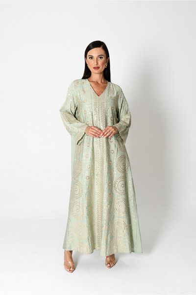 IKKXA Modern Embroidered Jalabiya