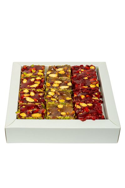 Bİrsalkım Pestİl & Köme Mixed Pistachio Filled Turkish Delight Gift 200 Grams