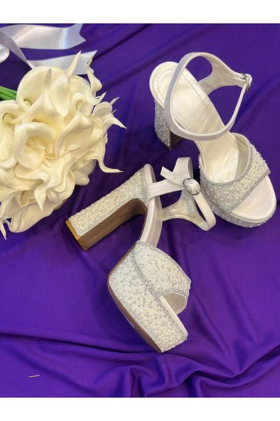 MİSS PARK MODA Pearl Bride Shoes