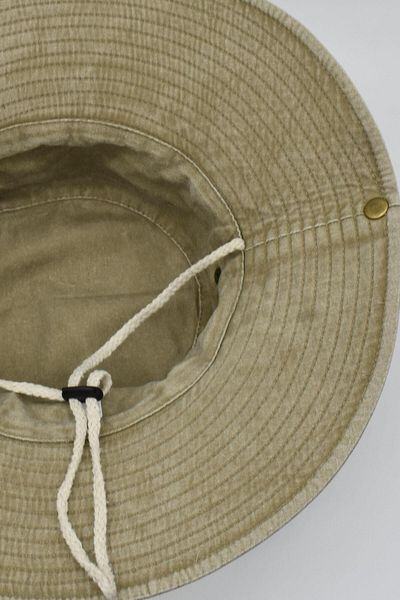 Külah Women's Denim Safari Western Hat Wide Brim Sun Hat - Beige