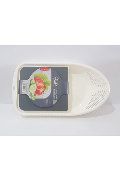 renkli çiçekler Cutting Board with Bowl Plastic Cutting Board |   Cutting Boards