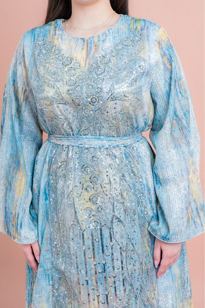 IKKXA Radiant Embroidery Jalabiya