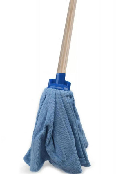 Spark Mikrofiber Havlu Paspas Mop Ucu Ve Ahşap Saplı Takım