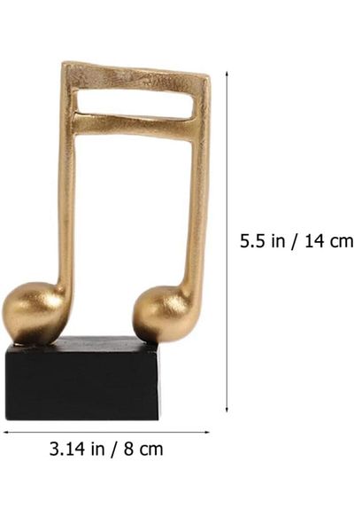 Generic Vintage Resin Telephone Decor Statue Antique Retro Music Model for Home, Office & Cafe