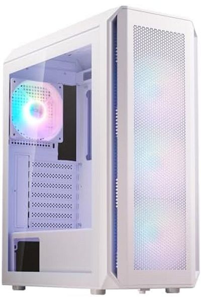 XPG VALOR AIR PLUS Mid-Tower PC Chassis, Included 4 ARGB Fans, White