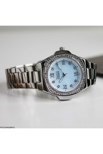MICHAEL TOMMY Mt325006Lbbm33 Women Wrist Watch with Steel Band