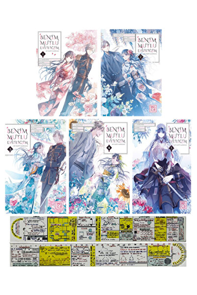 Destek Yayınları Benim Mutlu Evliliğim 5 Cilt Manga Seti + Mat. Öğreten Cetvel