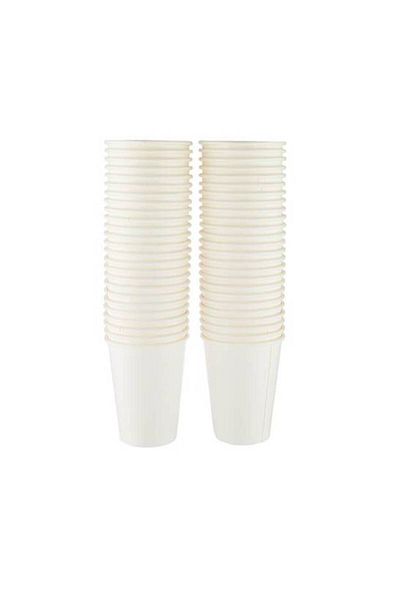 Hotpack White Heavy Duty Paper Cup, 8oz, 1000 Pieces