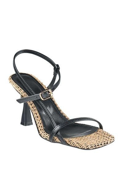 KİNDEP Sandale de damă cu toc Kindep (London&London) NEGRE