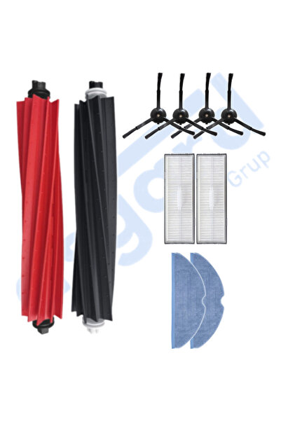 Asgard Grup ROBOROCK S8, S8+, S8 PRO-PRO COMPATIBIL 1 perie principală 4 peri...